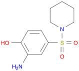 2-Amino-4-(1-piperidinylsulfonyl)phenol