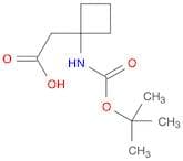 2-(1-([(tert-Butoxy)carbonyl]amino)cyclobutyl)acetic acid