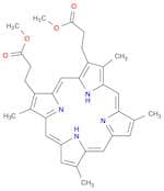 21H,23H-Porphine-2,18-dipropanoic acid, 3,7,12,17-tetramethyl-, 2,18-dimethyl ester