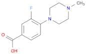 3-Fluoro-4-(4-methylpiperazin-1-yl)benzoic acid