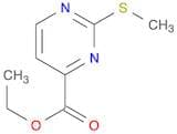4-Pyrimidinecarboxylic acid, 2-(methylthio)-, ethyl ester