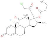 Pregna-1,4-diene-3,11,20-trione, 21-chloro-9-fluoro-16-methyl-17-(1-oxobutoxy)-, (16β)-
