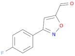 5-Isoxazolecarboxaldehyde, 3-(4-fluorophenyl)-
