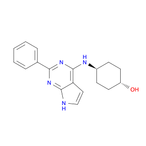 Cyclohexanol, 4-[(2-phenyl-7H-pyrrolo[2,3-d]pyrimidin-4-yl)amino]-, trans-