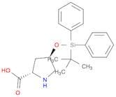 L-Proline, 4-[[(1,1-dimethylethyl)diphenylsilyl]oxy]-, (4R)-