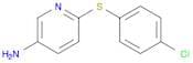 6-((4-Chlorophenyl)thio)pyridin-3-amine