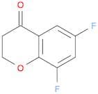 4H-1-Benzopyran-4-one, 6,8-difluoro-2,3-dihydro-