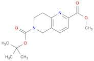 1,6-Naphthyridine-2,6(5H)-dicarboxylic acid, 7,8-dihydro-, 6-(1,1-dimethylethyl) 2-methyl ester