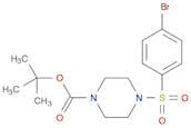 4-(4-BOC-piperazinosulfonyl)bromobenzene