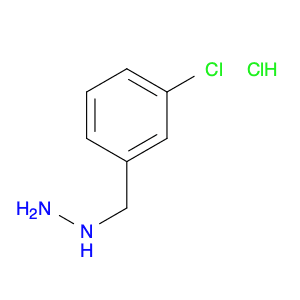 Hydrazine, [(3-chlorophenyl)methyl]-, hydrochloride (1:1)