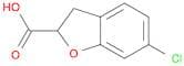 6-Chloro-2,3-dihydrobenzofuran-2-carboxylic acid