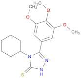 4-Cyclohexyl-5-(3,4,5-trimethoxyphenyl)-4H-1,2,4-triazole-3-thiol