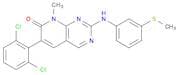 Pyrido[2,3-d]pyrimidin-7(8H)-one, 6-(2,6-dichlorophenyl)-8-methyl-2-[[3-(methylthio)phenyl]amino]-
