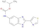 Carbamic acid, N-[2-(4-thiazolyl)-1H-benzimidazol-6-yl]-, 1-methylethyl ester