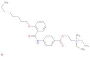 Ethanaminium, N,N-diethyl-N-methyl-2-[[4-[[2-(octyloxy)benzoyl]amino]benzoyl]oxy]-, bromide (1:1)