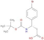 (3S)-3-(4-bromophenyl)-3-{[(tert-butoxy)carbonyl]amino}propanoic acid