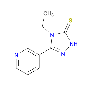 3H-1,2,4-Triazole-3-thione, 4-ethyl-2,4-dihydro-5-(3-pyridinyl)-