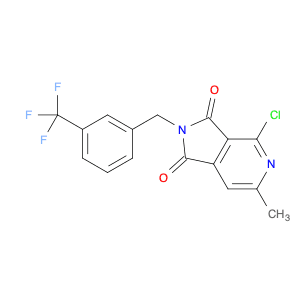 1H-Pyrrolo[3,4-c]pyridine-1,3(2H)-dione, 4-chloro-6-methyl-2-[[3-(trifluoromethyl)phenyl]methyl]-