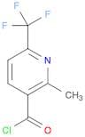 2-Methyl-6-(trifluoromethyl)pyridine-3-carbonyl chloride