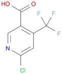 3-Pyridinecarboxylic acid, 6-chloro-4-(trifluoromethyl)-