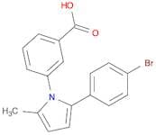Benzoic acid, 3-[2-(4-bromophenyl)-5-methyl-1H-pyrrol-1-yl]-