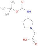 1-Pyrrolidineacetic acid, 3-[[(1,1-dimethylethoxy)carbonyl]amino]-