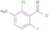 2-Chloro-6-fluoro-3-methylbenzoyl chloride