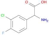 Benzeneacetic acid, α-amino-3-chloro-4-fluoro-