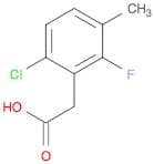 BENZENEACETIC ACID, 6-CHLORO-2-FLUORO-3-METHYL-