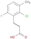 3-(2-Chloro-6-fluoro-3-methylphenyl)acrylic acid