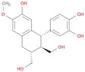 2,3-Naphthalenedimethanol, 1-(3,4-dihydroxyphenyl)-1,2,3,4-tetrahydro-7-hydroxy-6-methoxy-, (1S,2R…