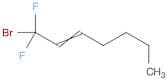 2-Heptene, 1-bromo-1,1-difluoro-