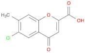 4H-1-Benzopyran-2-carboxylicacid, 6-chloro-7-methyl-4-oxo-