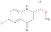 2-Quinolinecarboxylic acid, 6-bromo-1,4-dihydro-4-oxo-, methyl ester
