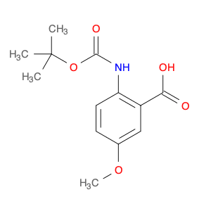 Benzoic acid, 2-[[(1,1-dimethylethoxy)carbonyl]amino]-5-methoxy-