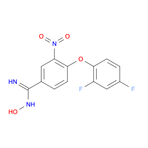 Benzenecarboximidamide, 4-(2,4-difluorophenoxy)-N-hydroxy-3-nitro-