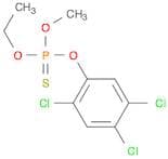 Phosphorothioic acid, O-ethyl O-methyl O-(2,4,5-trichlorophenyl) ester