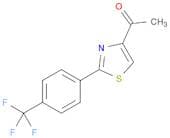1-(2-(4-(Trifluoromethyl)phenyl)thiazol-4-yl)ethanone