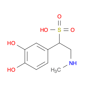 Benzenemethanesulfonic acid, 3,4-dihydroxy-α-[(methylamino)methyl]-