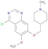 4-Chloro-6-methoxy-7-((1-methylpiperidin-4-yl)methoxy)quinazoline