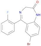 2H-1,4-Benzodiazepin-2-one, 7-bromo-5-(2-fluorophenyl)-1,3-dihydro-