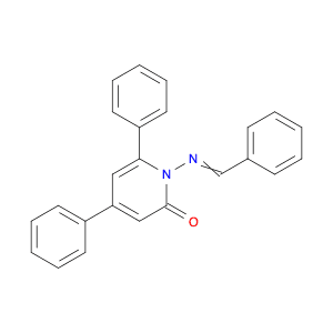 1-(Benzylideneamino)-4,6-diphenylpyridin-2(1H)-one