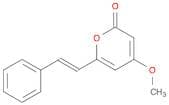 2H-Pyran-2-one, 4-methoxy-6-[(1E)-2-phenylethenyl]-
