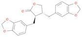 2(3H)-Furanone, 3,4-bis(1,3-benzodioxol-5-ylmethyl)dihydro-, (3R,4R)-