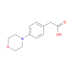 Benzeneacetic acid, 4-(4-morpholinyl)-