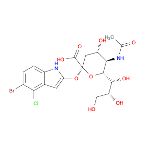 (2R,4S,5R,6R)-5-Acetamido-2-((5-bromo-4-chloro-1H-indol-2-yl)oxy)-4-hydroxy-6-((1R,2R)-1,2,3-trihy…