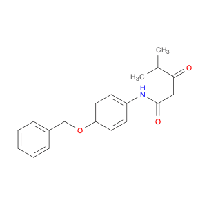 Pentanamide, 4-methyl-3-oxo-N-[4-(phenylmethoxy)phenyl]-