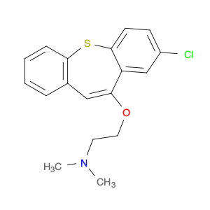 Ethanamine, 2-[(8-chlorodibenzo[b,f]thiepin-10-yl)oxy]-N,N-dimethyl-
