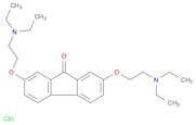9H-Fluoren-9-one, 2,7-bis[2-(diethylamino)ethoxy]-, hydrochloride (1:2)