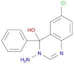 3-Amino-6-chloro-4-phenyl-3,4-dihydroquinazolin-4-ol